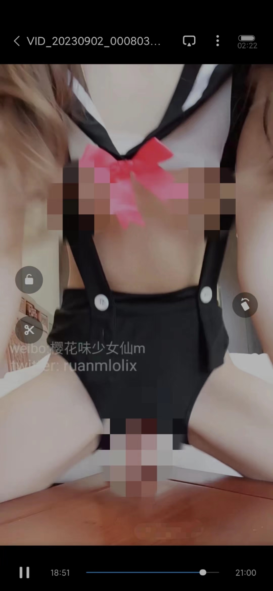 【搬运】软萌萝莉小仙-开档情趣女仆 1V 1.52G