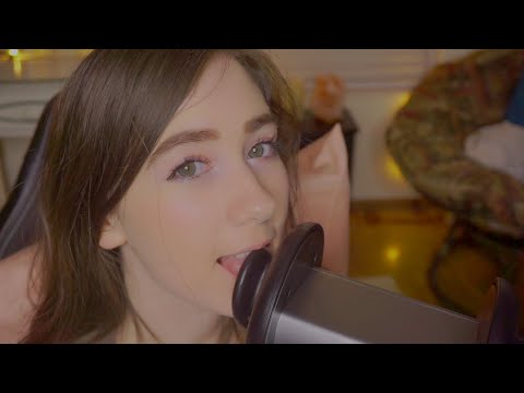 [Courncake ASMR]精油按摩和吃耳舔耳，无人声